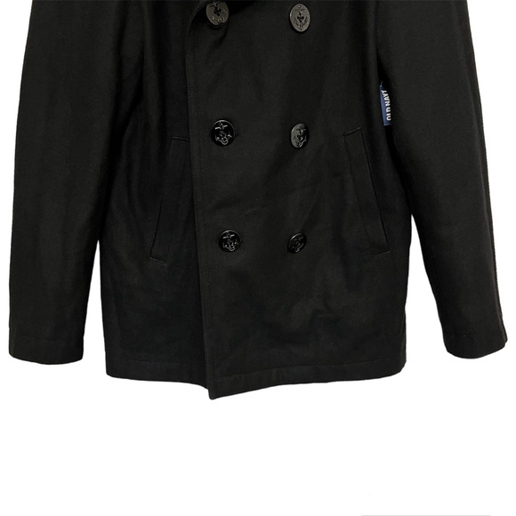 Men's Wool Pea Coat Fully Lined Old Navy Sz Small - Picture 5 of 7